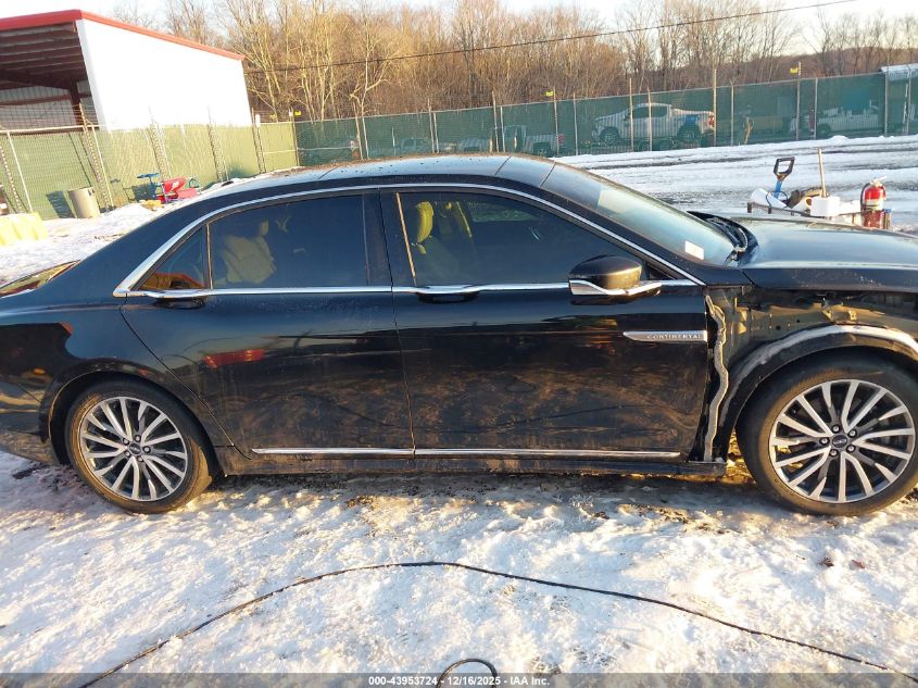 2017 Lincoln Continental Select VIN: 1LN6L9SK7H5618866 Lot: 43953724