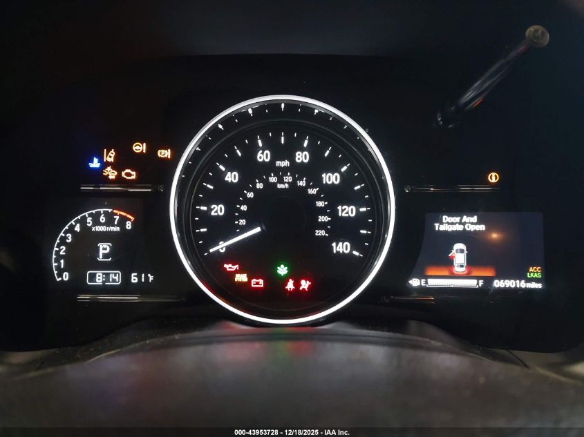 2019 Honda Hr-V Ex VIN: 3CZRU5H59KM725387 Lot: 43953728