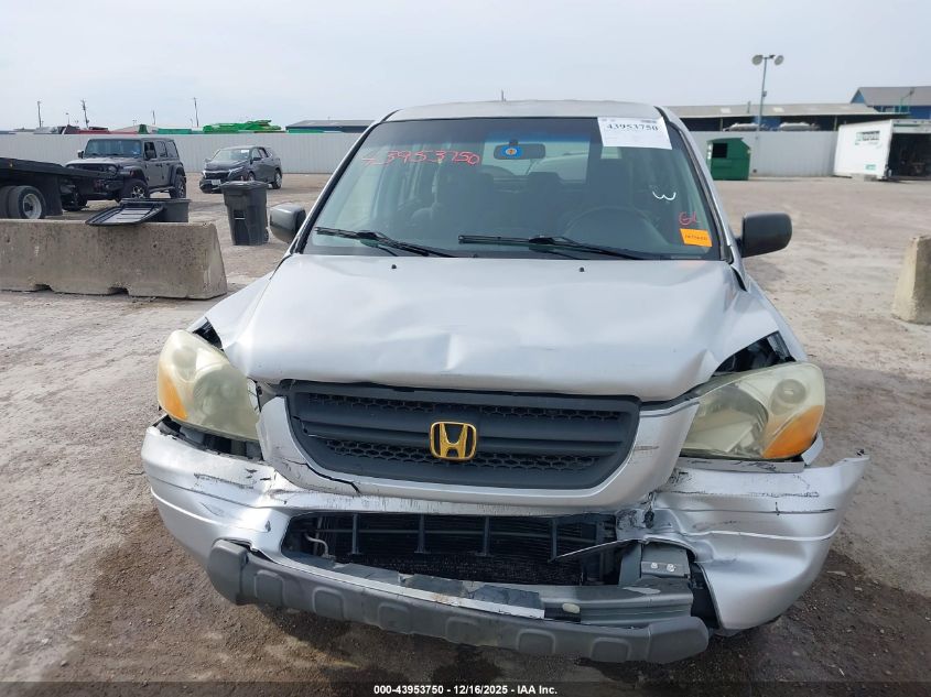 2003 Honda Pilot Lx VIN: 2HKYF18163H536012 Lot: 43953750