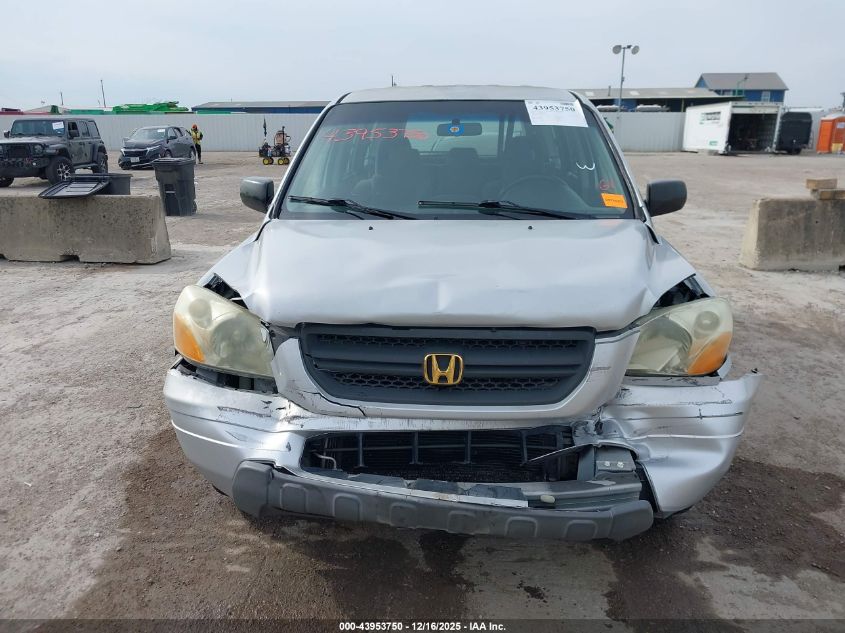 2003 Honda Pilot Lx VIN: 2HKYF18163H536012 Lot: 43953750