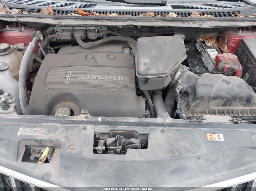 2012 Lincoln Mkx VIN: 2LMDJ8JK6CBL12727 Lot: 43953753