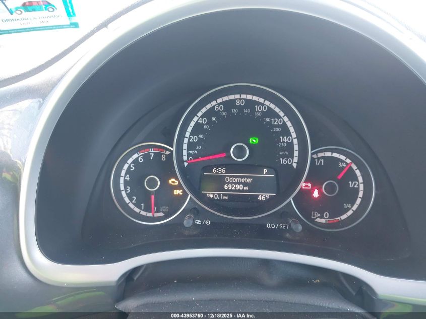 2014 Volkswagen Beetle 1.8T VIN: 3VW517AT3EM823155 Lot: 43953760