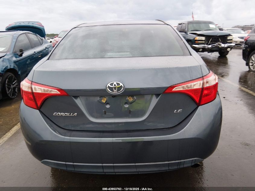 2017 Toyota Corolla Le VIN: 2T1BURHE1HC781114 Lot: 43953763