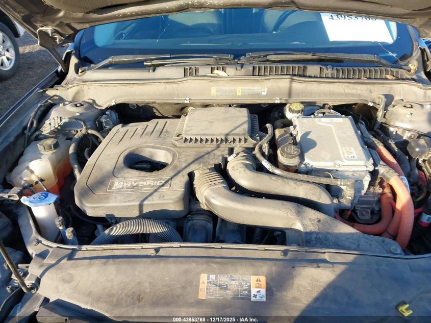 2013 Ford Fusion Hybrid Se VIN: 3FA6P0LU0DR263041 Lot: 43953768