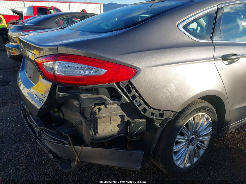 2013 Ford Fusion Hybrid Se VIN: 3FA6P0LU0DR263041 Lot: 43953768