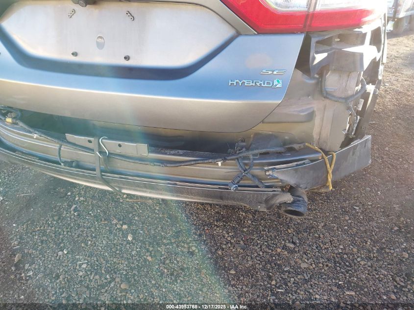 2013 Ford Fusion Hybrid Se VIN: 3FA6P0LU0DR263041 Lot: 43953768