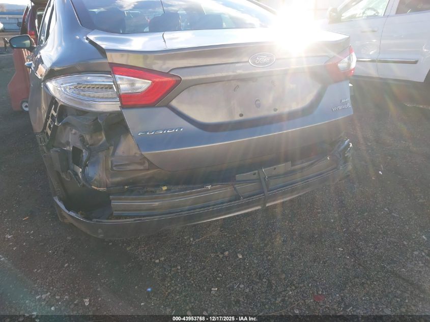 2013 Ford Fusion Hybrid Se VIN: 3FA6P0LU0DR263041 Lot: 43953768