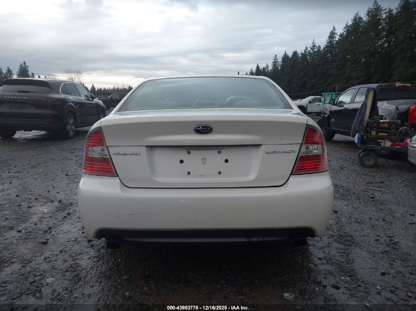 2006 Subaru Legacy 2.5I Limited VIN: 4S3BL626X67217690 Lot: 43953778