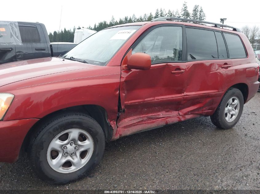 2003 Toyota Highlander V6 VIN: JTEGF21A730109409 Lot: 43953781