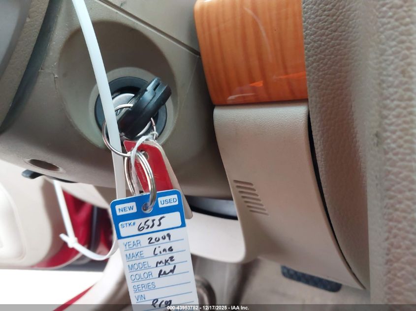 2009 Lincoln Mkz VIN: 3LNHM26T49R626552 Lot: 43953782