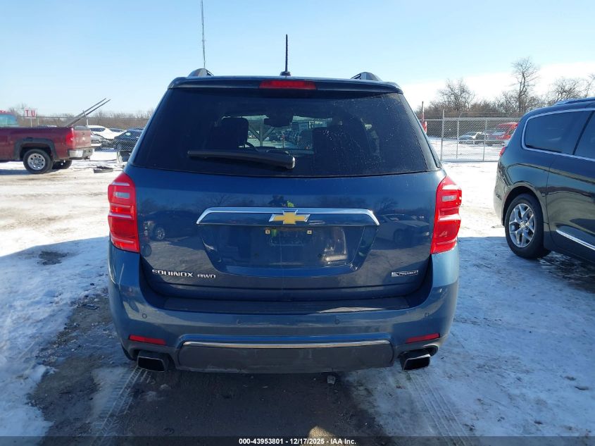 2017 Chevrolet Equinox Premier VIN: 2GNFLGE38H6242252 Lot: 43953801