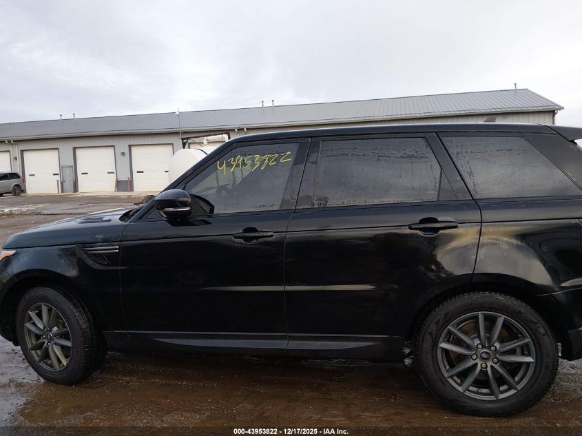 2016 Land Rover Range Rover Sport 3.0L V6 Supercharged Se VIN: SALWG2VF7GA645787 Lot: 43953822