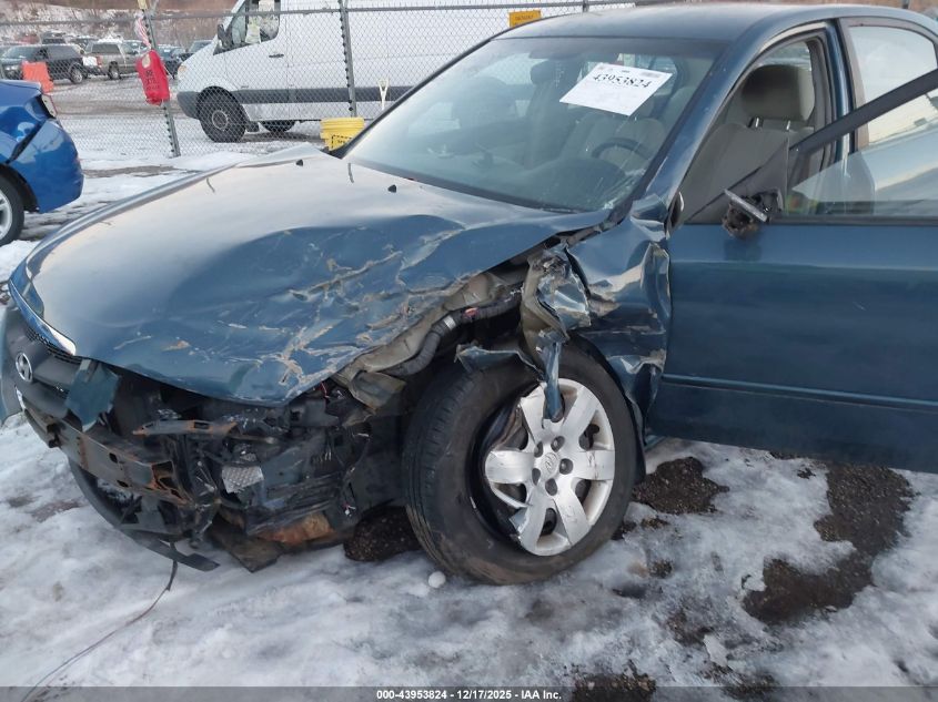 2008 Hyundai Sonata Gls VIN: 5NPET46C48H341048 Lot: 43953824