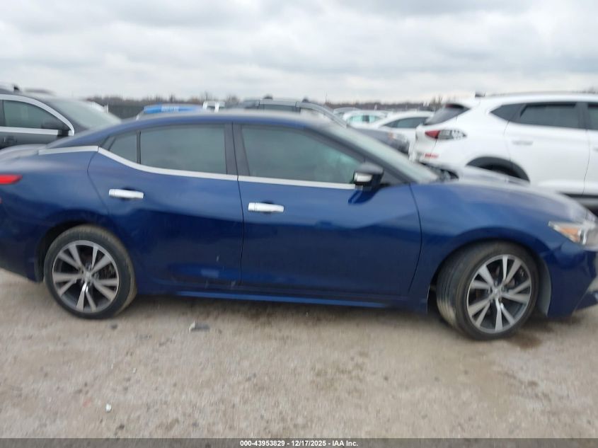 2017 Nissan Maxima 3.5 Sv VIN: 1N4AA6AP9HC390399 Lot: 43953829