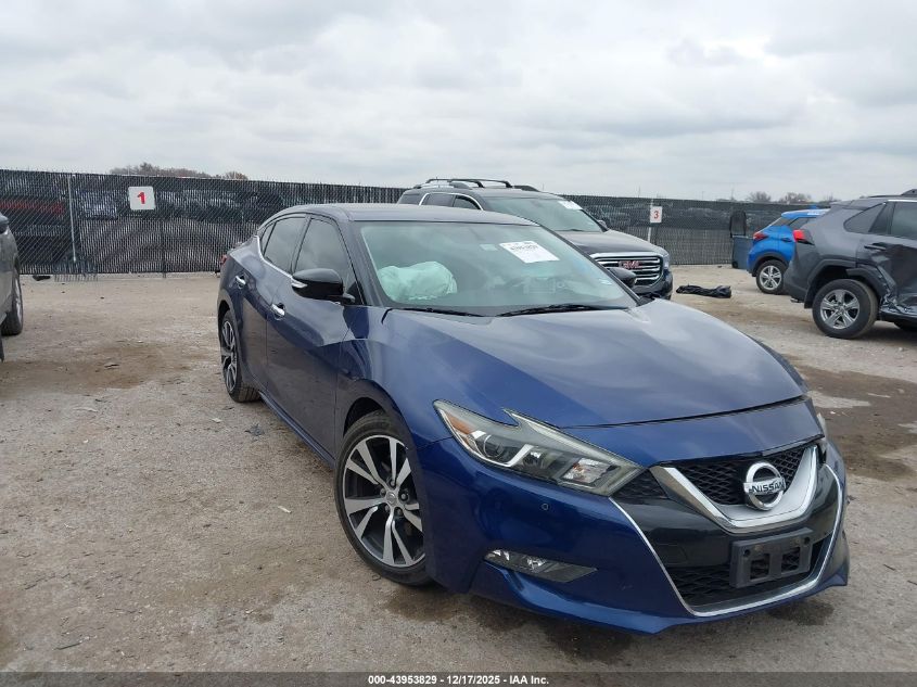 2017 Nissan Maxima 3.5 Sv VIN: 1N4AA6AP9HC390399 Lot: 43953829