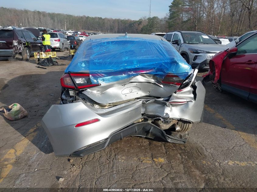 2025 Honda Civic Sedan Sport VIN: 19XFL2H85SE034047 Lot: 43953832