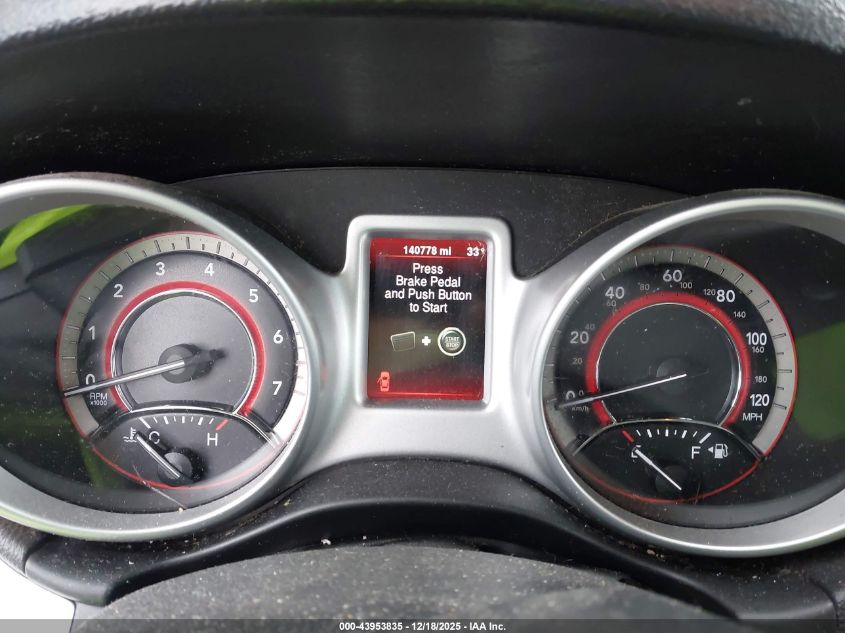 2016 Dodge Journey Sxt VIN: 3C4PDDBG5GT124573 Lot: 43953835