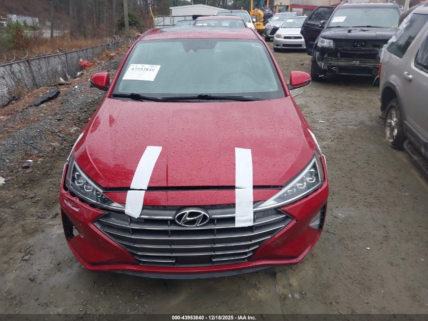 2019 Hyundai Elantra Limited VIN: KMHD84LF5KU741284 Lot: 43953840