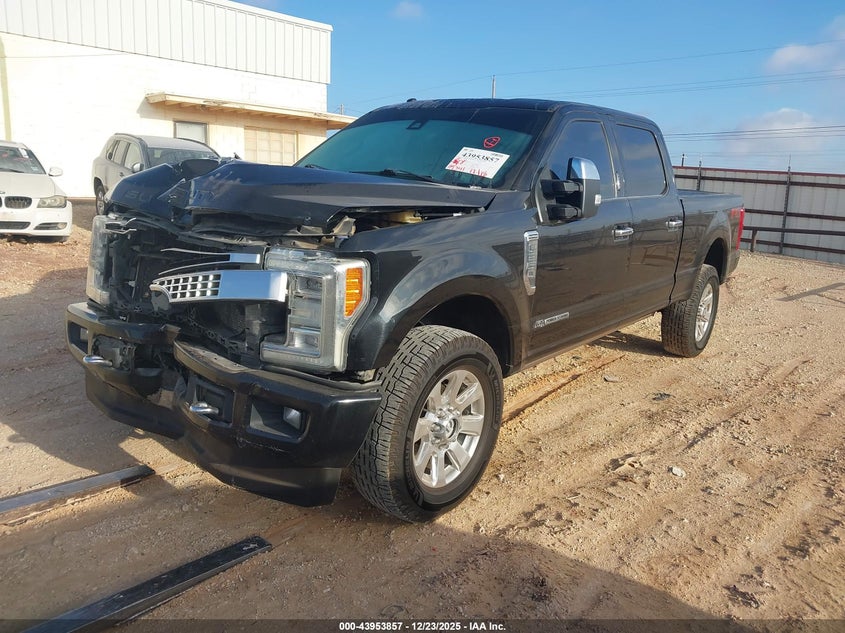 Vin: 1ft7w2bt2hec08220, lot: 44449500, ford f-250 platinum 20172