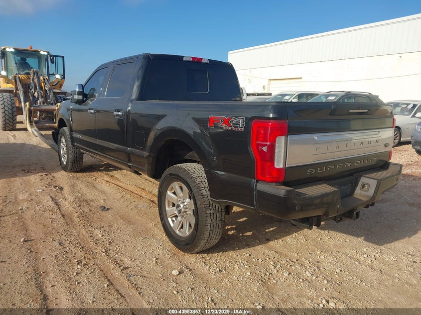 Vin: 1ft7w2bt2hec08220, lot: 44449500, ford f-250 platinum 20173