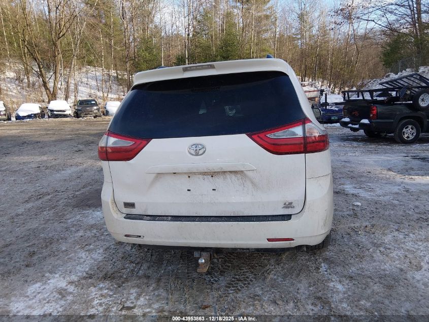 2016 Toyota Sienna Le 7 Passenger VIN: 5TDJK3DC3GS131614 Lot: 43953863