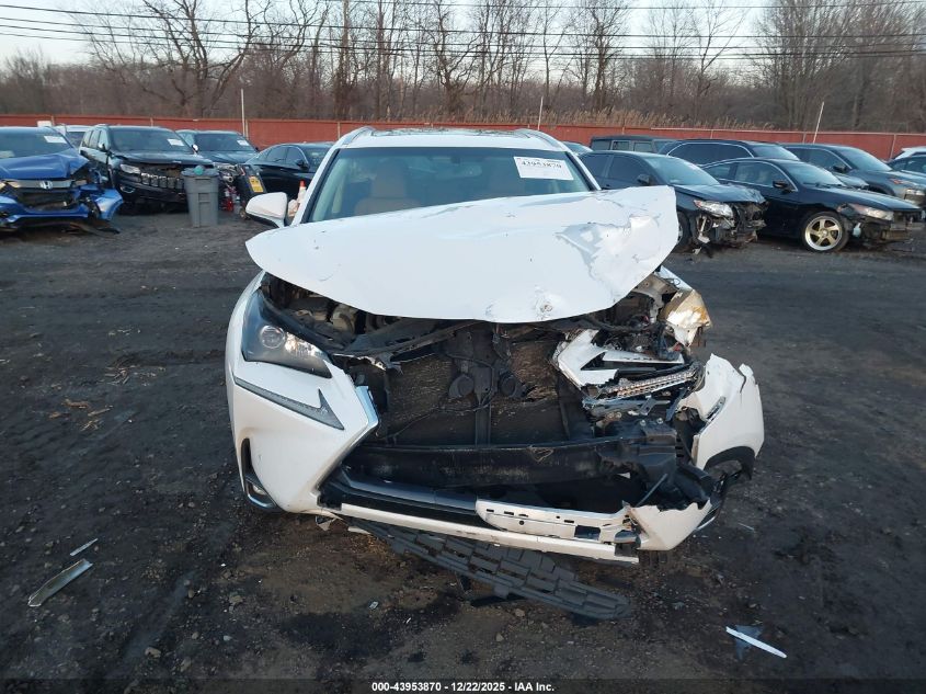 2016 Lexus Nx 200T VIN: JTJBARBZ2G2093380 Lot: 43953870