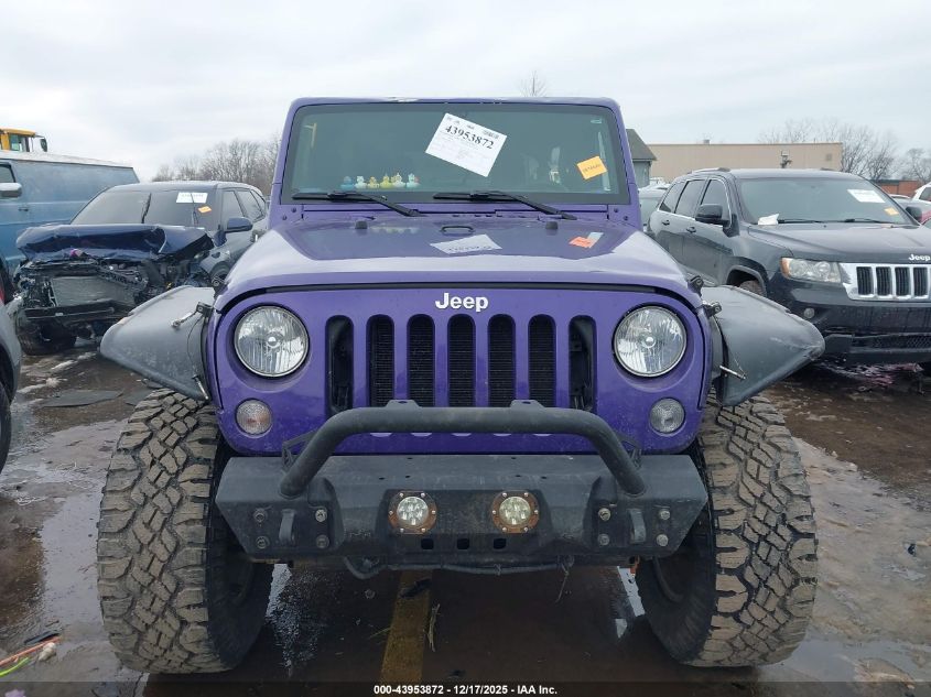 2017 Jeep Wrangler Unlimited Sport 4X4 VIN: 1C4BJWDG9HL707477 Lot: 43953872