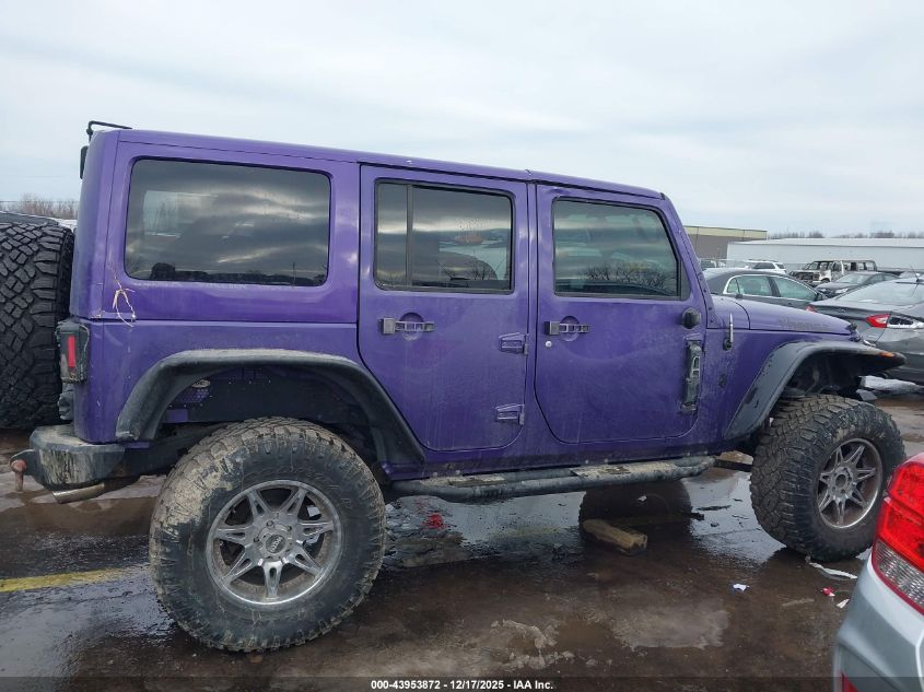 2017 Jeep Wrangler Unlimited Sport 4X4 VIN: 1C4BJWDG9HL707477 Lot: 43953872