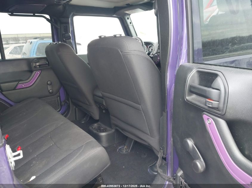 2017 Jeep Wrangler Unlimited Sport 4X4 VIN: 1C4BJWDG9HL707477 Lot: 43953872