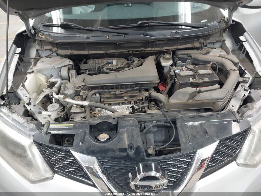 2016 Nissan Rogue S/Sl/Sv VIN: 5N1AT2MT7GC801038 Lot: 43953884