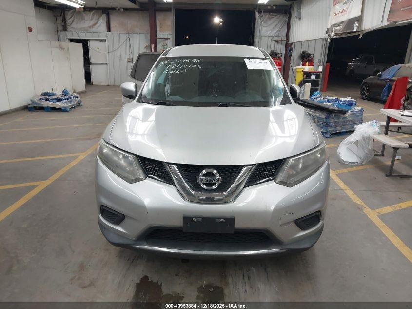 2016 Nissan Rogue S/Sl/Sv VIN: 5N1AT2MT7GC801038 Lot: 43953884