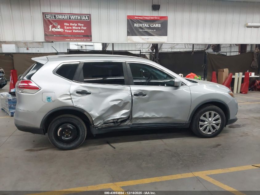 2016 Nissan Rogue S/Sl/Sv VIN: 5N1AT2MT7GC801038 Lot: 43953884