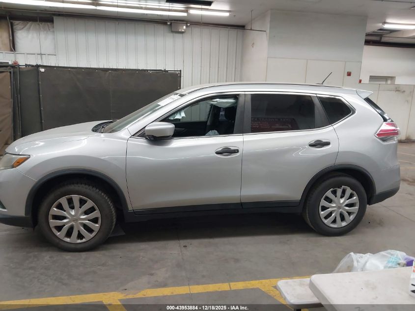 2016 Nissan Rogue S/Sl/Sv VIN: 5N1AT2MT7GC801038 Lot: 43953884