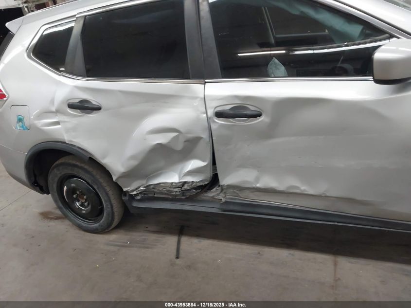 2016 Nissan Rogue S/Sl/Sv VIN: 5N1AT2MT7GC801038 Lot: 43953884