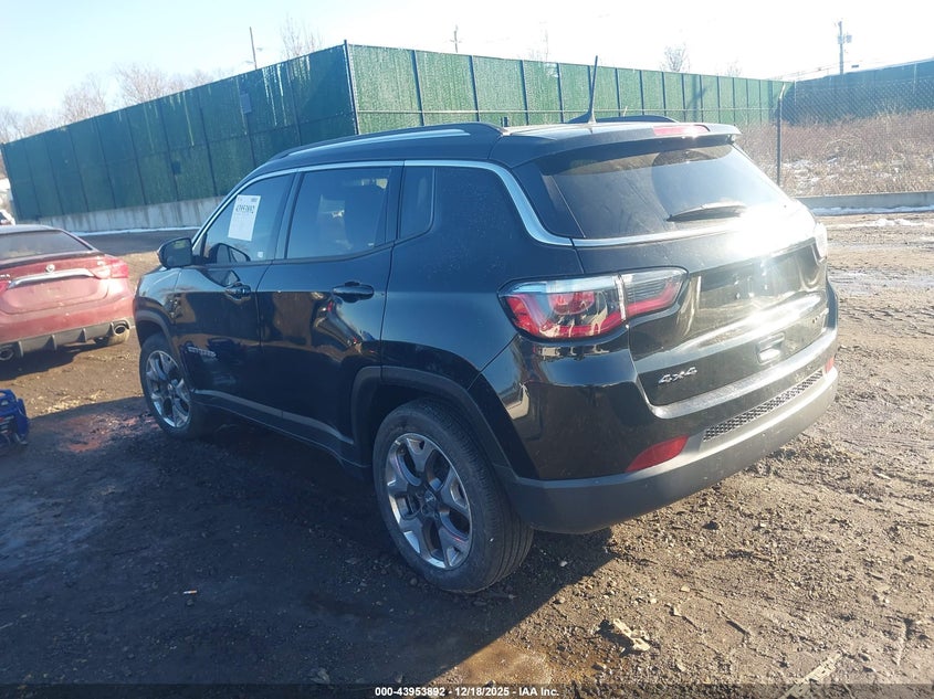 Vin: 3c4njdcb3lt244661, lot: 44449535, jeep compass limited 4x4 20203