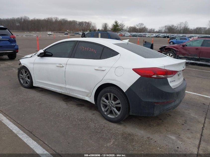 2018 Hyundai Elantra Sel VIN: 5NPD84LF7JH250552 Lot: 43953896