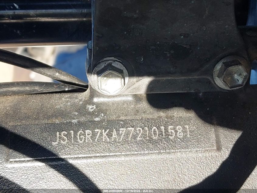 2007 Suzuki Gsx-R750 VIN: JS1GR7KA772101581 Lot: 43953900