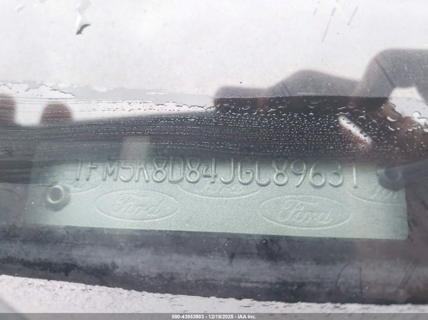 2018 Ford Explorer Xlt VIN: 1FM5K8D84JGC89631 Lot: 43953903