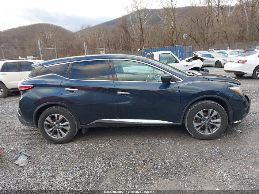 2015 Nissan Murano S VIN: 5N1AZ2MH5FN242991 Lot: 43953907