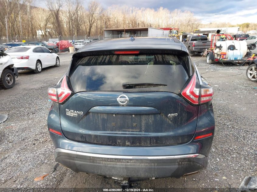 2015 Nissan Murano S VIN: 5N1AZ2MH5FN242991 Lot: 43953907