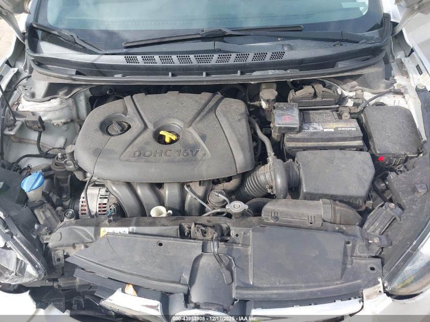 2016 Hyundai Elantra Se VIN: 5NPDH4AE1GH659648 Lot: 43953908