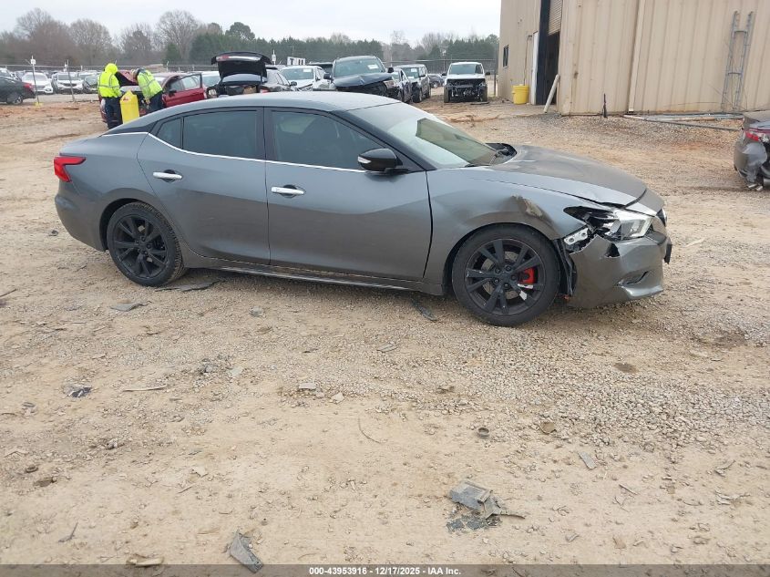 2018 Nissan Maxima 3.5 Sv VIN: 1N4AA6AP8JC392120 Lot: 43953916