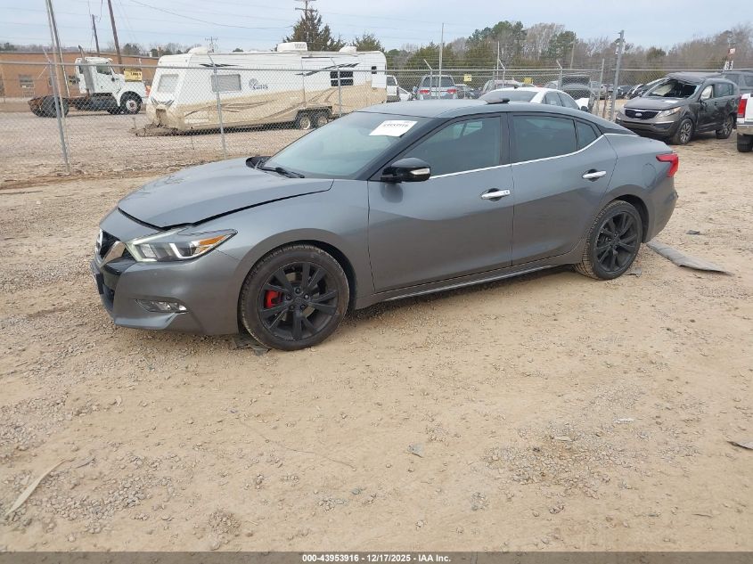 2018 Nissan Maxima 3.5 Sv VIN: 1N4AA6AP8JC392120 Lot: 43953916