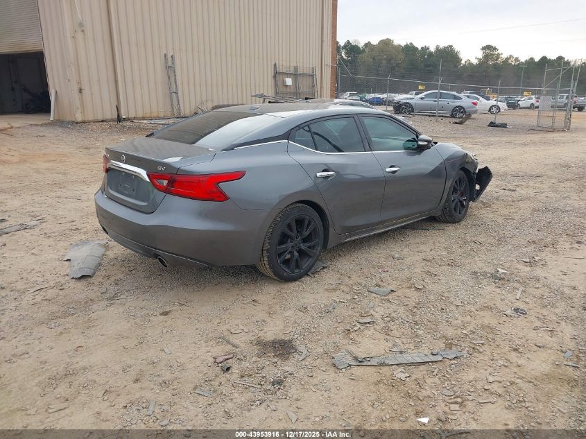 2018 Nissan Maxima 3.5 Sv VIN: 1N4AA6AP8JC392120 Lot: 43953916