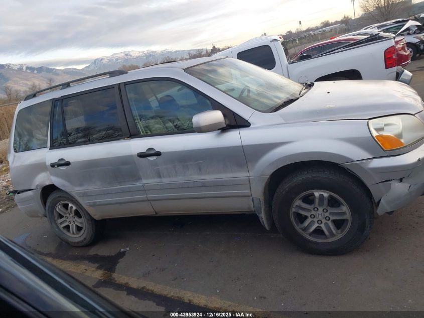 2005 Honda Pilot Ex-L VIN: 2HKYF18795H502704 Lot: 43953924