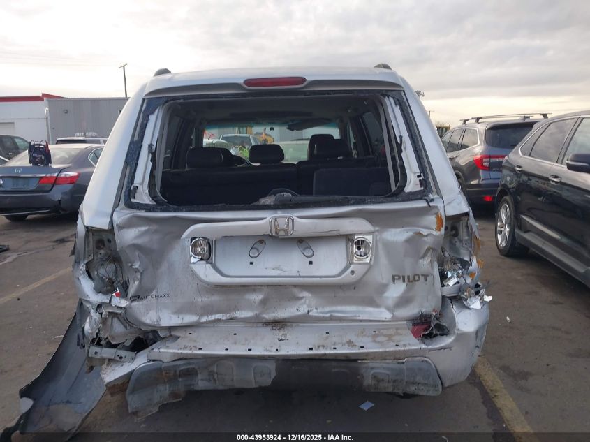 2005 Honda Pilot Ex-L VIN: 2HKYF18795H502704 Lot: 43953924