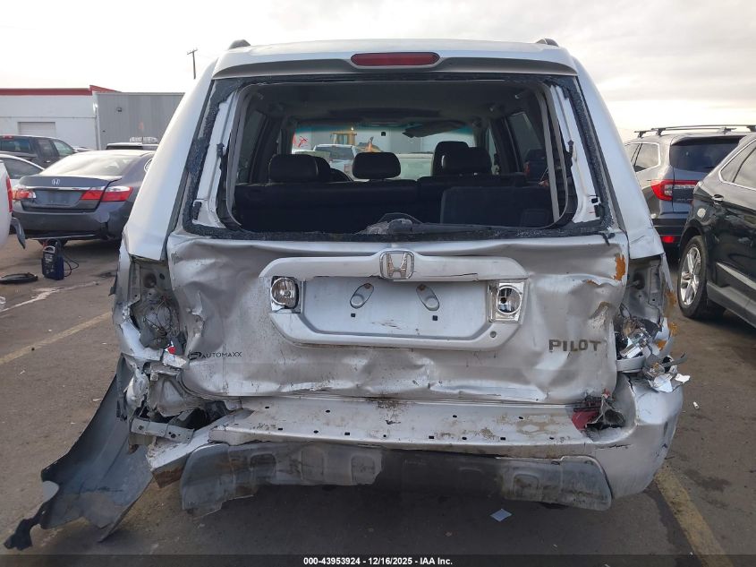 2005 Honda Pilot Ex-L VIN: 2HKYF18795H502704 Lot: 43953924