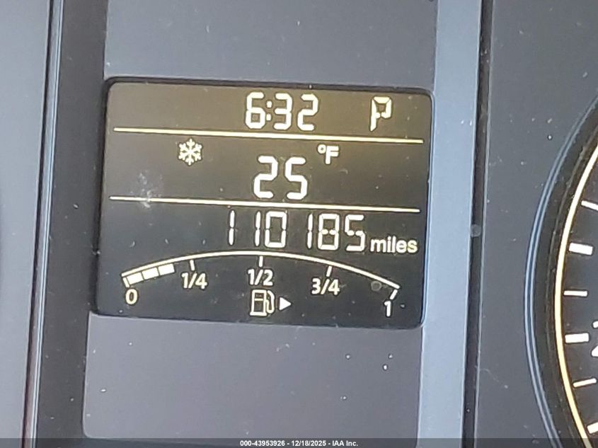 2011 Volkswagen Jetta 2.5L Se VIN: 3VWDZ7AJ8BM304617 Lot: 43953926