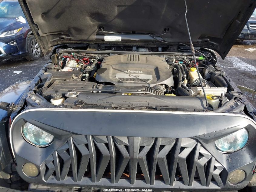 2017 Jeep Wrangler Unlimited Sahara 4X4 VIN: 1C4BJWEG9HL507214 Lot: 43953928