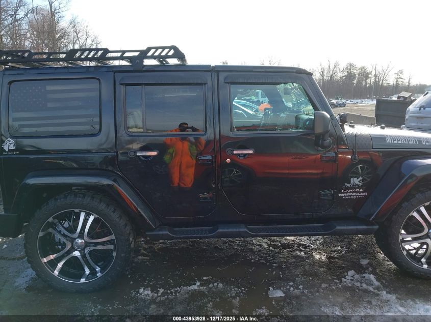 2017 Jeep Wrangler Unlimited Sahara 4X4 VIN: 1C4BJWEG9HL507214 Lot: 43953928